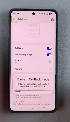 Enable TalkBack On OnePlus 13