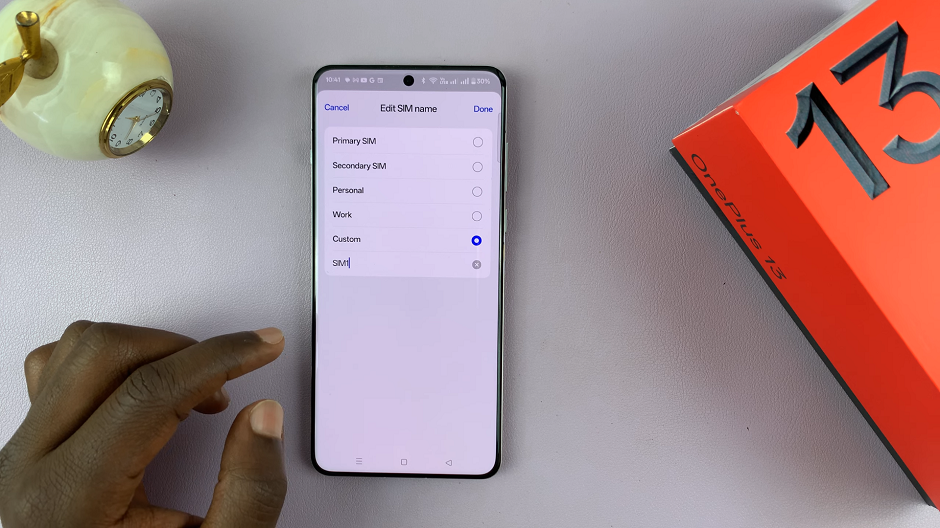 How To Rename SIM Cards On Dual SIM OnePlus 13