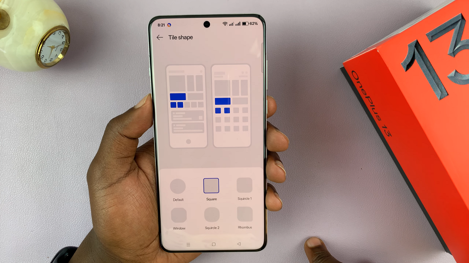 Change Quick Settings Tile Shape On OnePlus 13