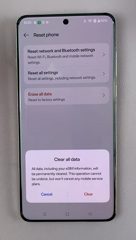Clear All Data On OnePlus 13  