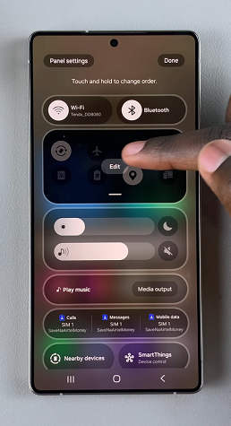 How To Edit Quick Settings Panel On Galaxy S25