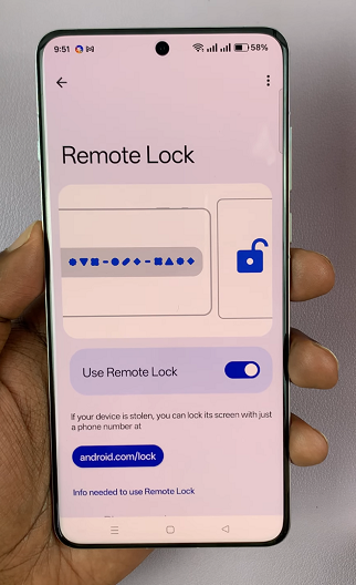 Enable Remote Lock On OnePlus 13