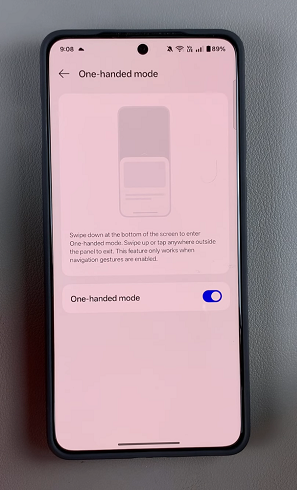 Enable One Handed Mode On OnePlus 13