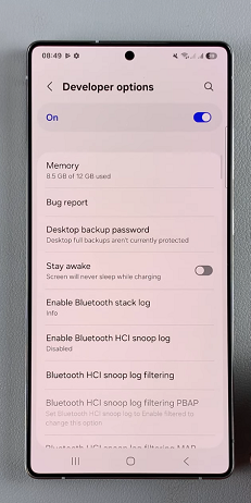Turn ON Developer Options On Galaxy S25