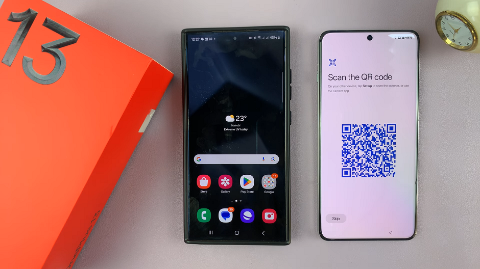 Scan QR Code To Set Up OnePlus 13