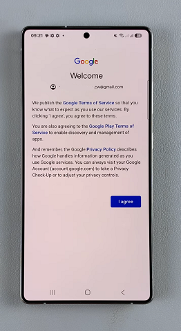 Agree To Google Terms Of Service On S25