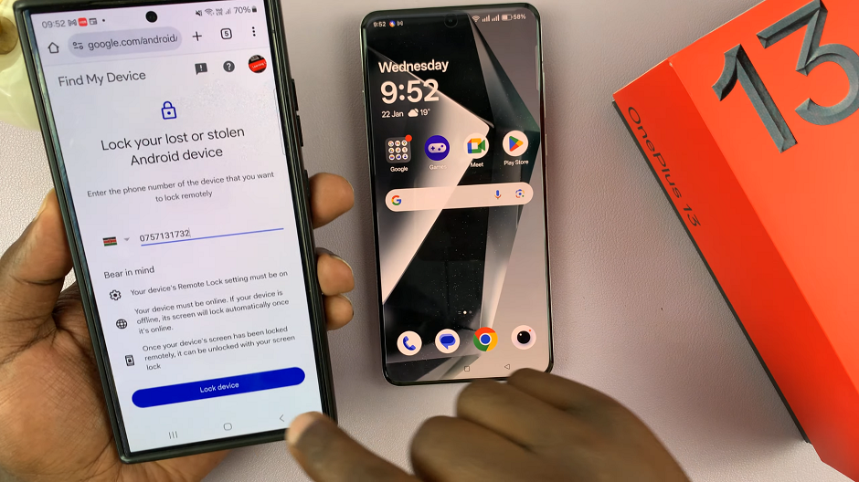 How To Use Remote Lock On OnePlus 13