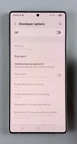 How To Disable Developer Options On Galaxy S25
