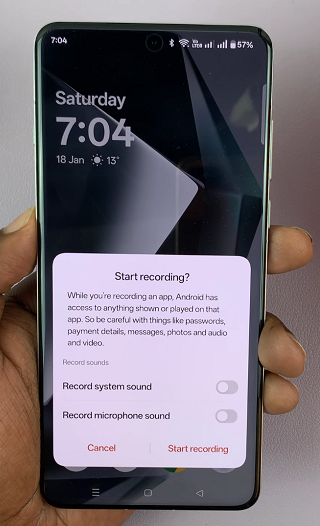 How To Start Screen Recording On OnePlus 13