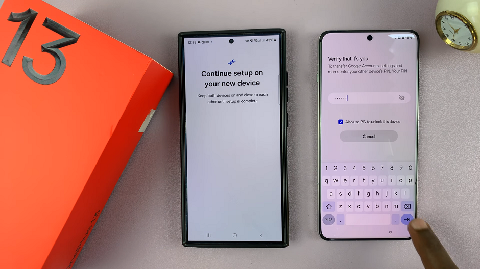 Verify To Set Up OnePlus 13