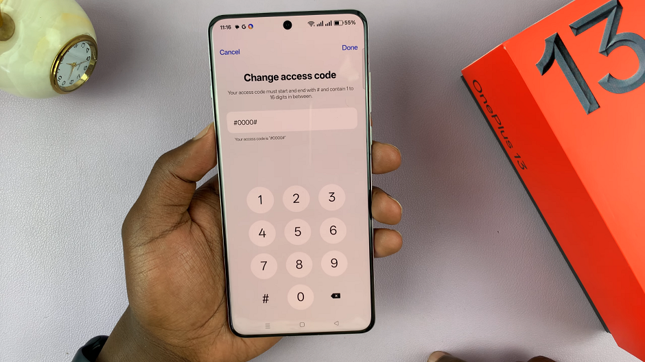 How To Change Access Code For Hidden Apps On OnePlus 13