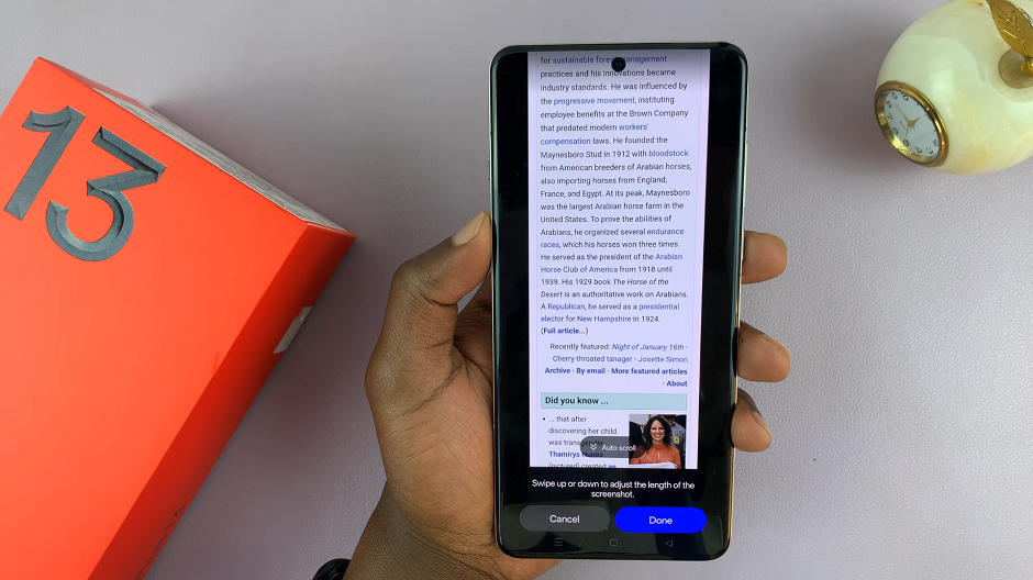 How To Take Scrolling Screenshots On OnePlus 13