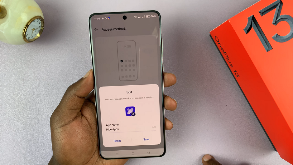 How To Customize Hidden App Home Screen Icon On OnePlus 13