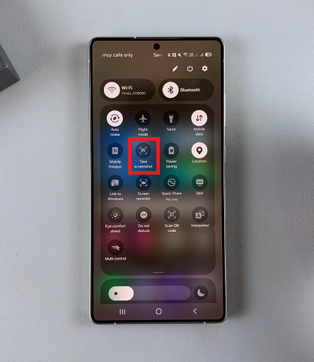 Take Screenshots Shortcut On Galaxy S25