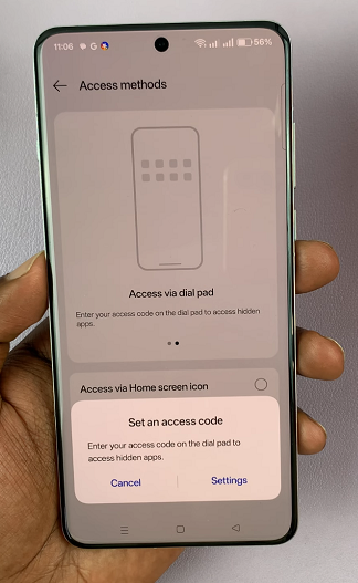 Access Hidden Apps via Dial pad