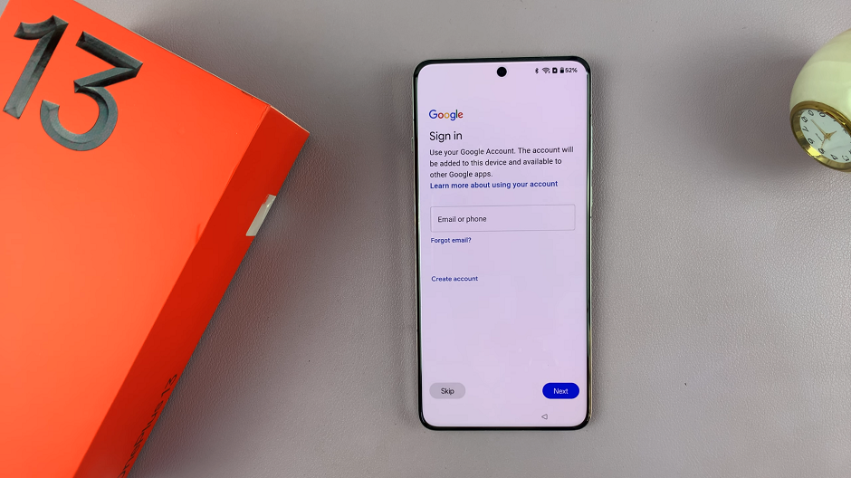 Sign In To Google On OnePlus 13