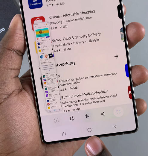 How To Take Scrolling Screenshots On Galaxy S25