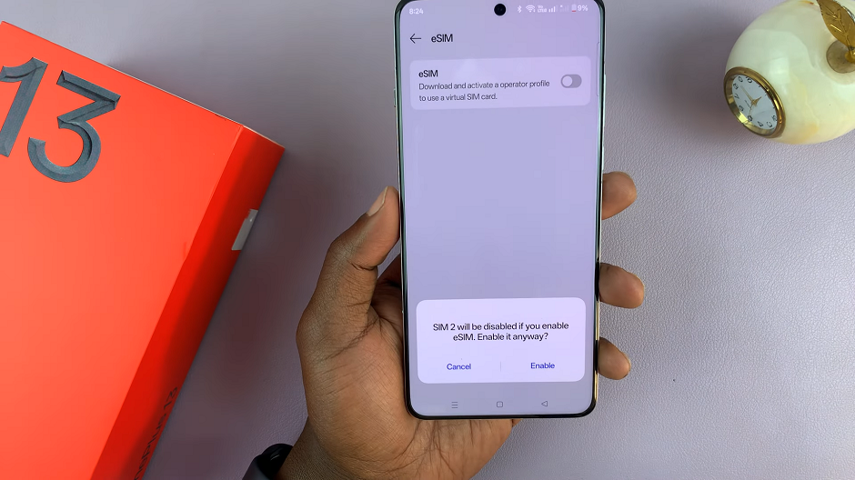 eSIM On OnePlus 13