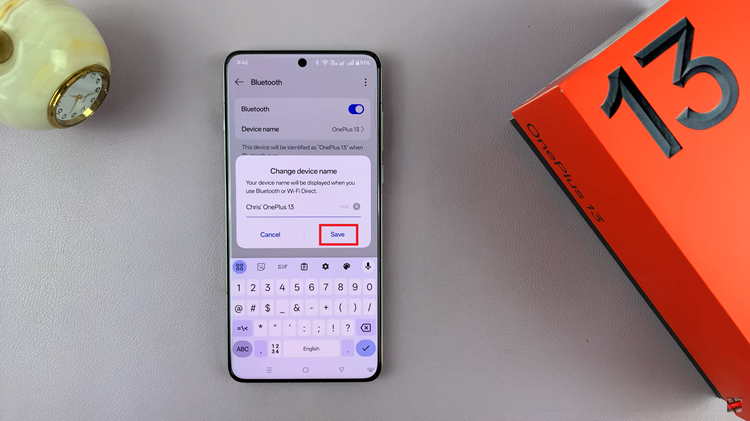 Change Bluetooth Name On OnePlus 13