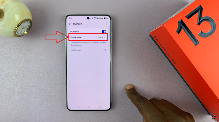Change Bluetooth Name On OnePlus 13