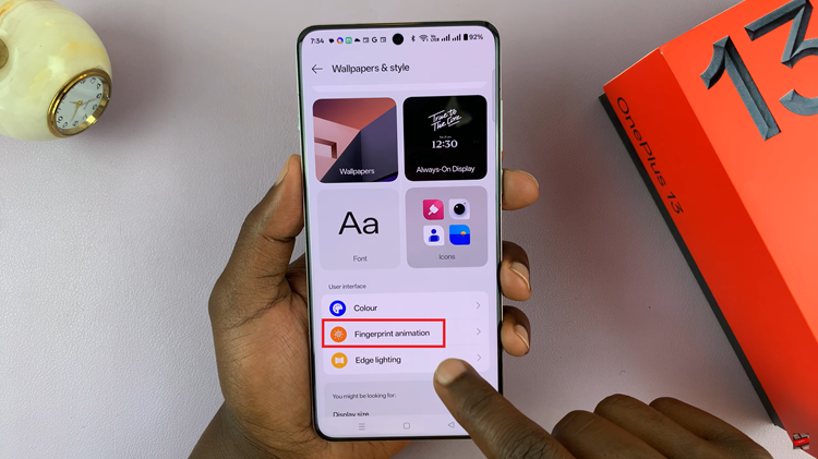 Change Fingerprint Animation On OnePlus 13