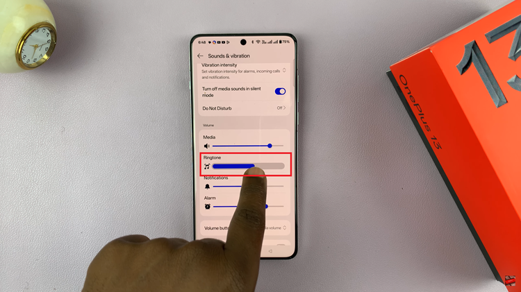 Change Ringtone Volume On OnePlus 13