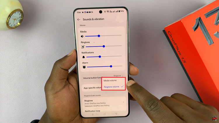 Change Volume Button Function On OnePlus 13