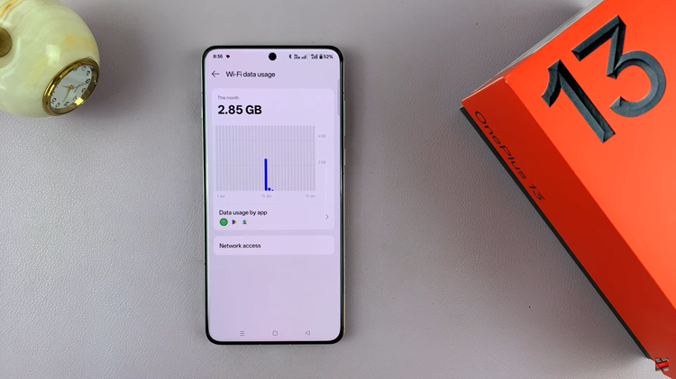 Check Wi-Fi Data Usage On OnePlus 13