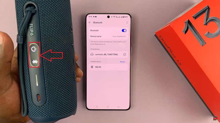 Pair Bluetooth Device To OnePlus 13