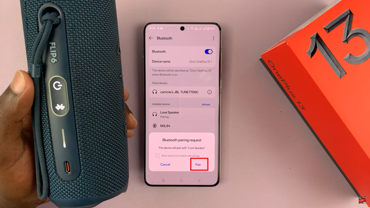 Connect Bluetooth Device To OnePlus 13