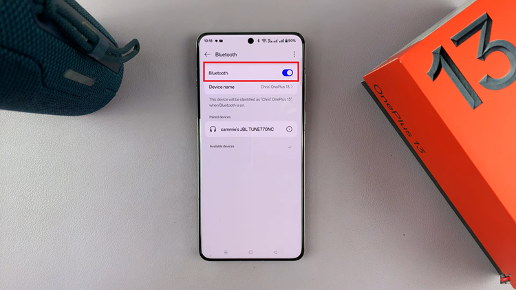Connect Bluetooth Device To OnePlus 13