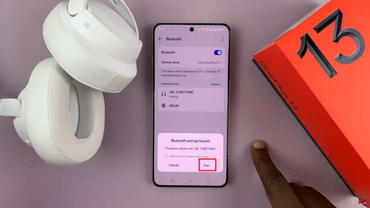 Connect Bluetooth Headphones To OnePlus 13