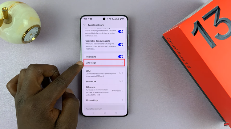Disable Data Saving On OnePlus 13