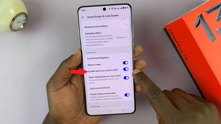 Double Tap Lock Screen To Wake  Sleep Screen On OnePlus 13