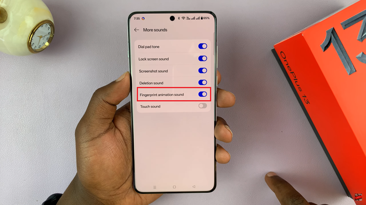 Mute Fingerprint Sound On OnePlus 13