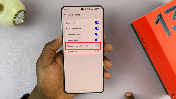 Unmute Fingerprint Sound On OnePlus 13