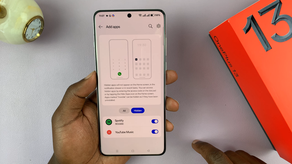 Hidden Apps On OnePlus 13