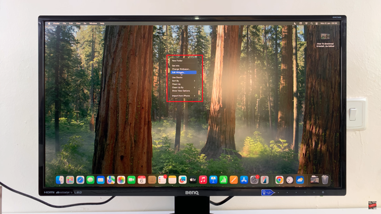 How To Add Clock Widget On Mac