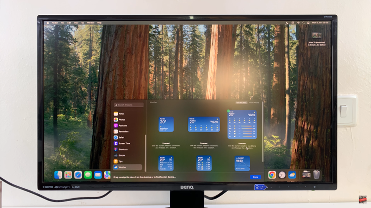 How To Add Weather Widget On Mac