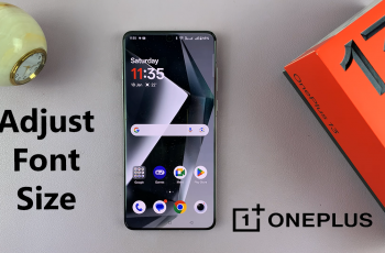 How To Adjust Font Size On OnePlus 13