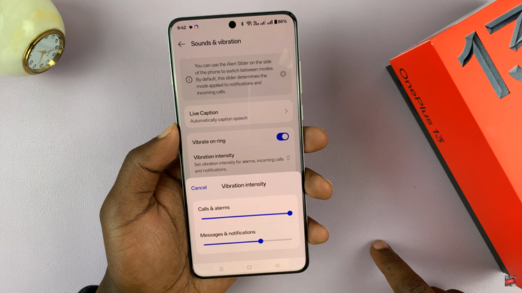 How To Adjust Vibration Intensity On OnePlus 13