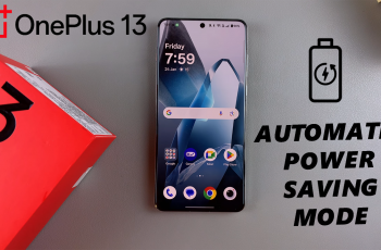 How To Automatically Enter & Exit Power Saving Mode On OnePlus 13