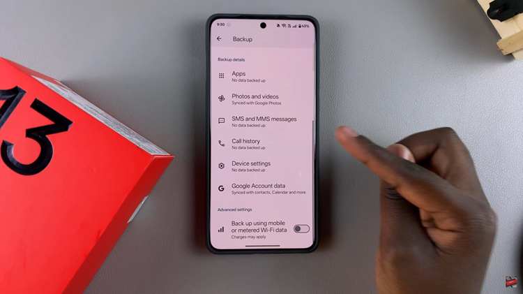 How To Back Up To Google Account On OnePlus 13