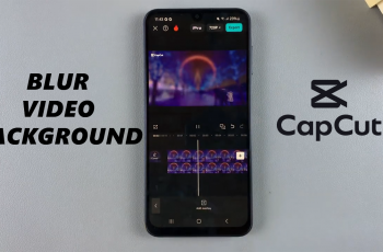 How To Blur Video Background In CapCut