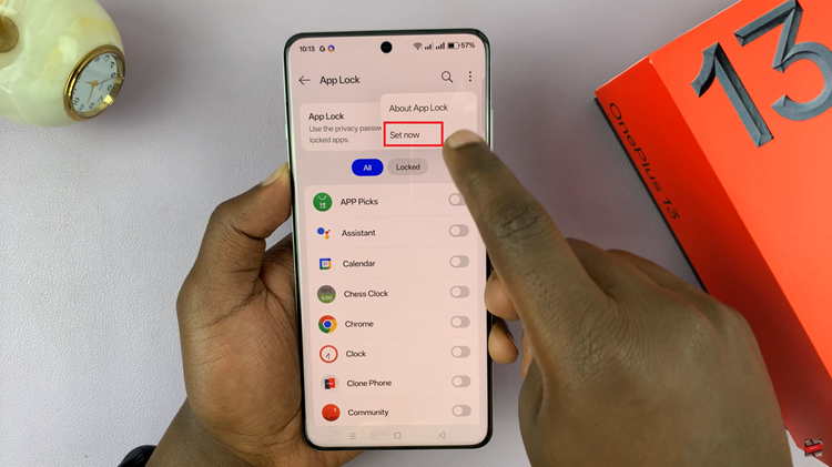 How To Change App Lock Password On OnePlus 13