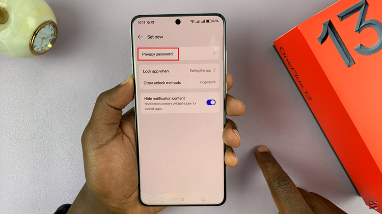 How To Change App Lock Password On OnePlus 13