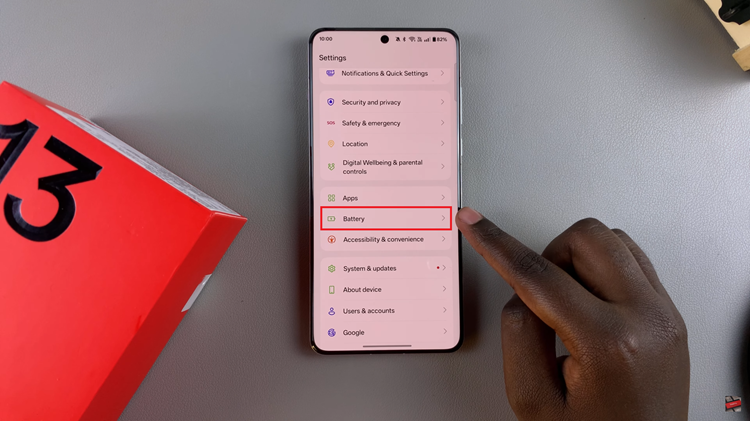 How To Change Battery Mode On OnePlus 13