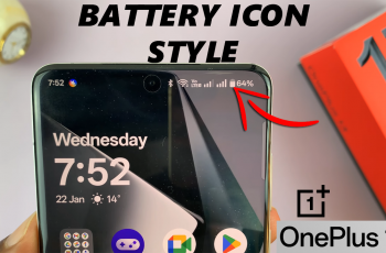 How To Change Battery Style On OnePlus 13