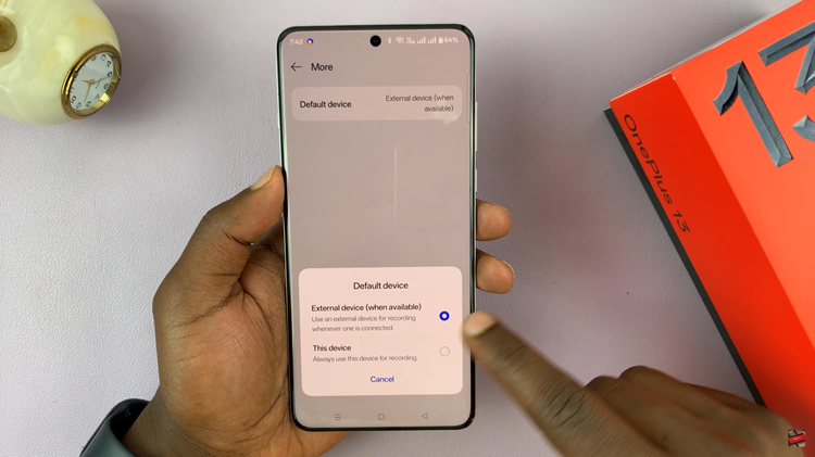 How To Change Default Recording Microphone On OnePlus 13