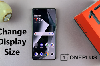 How To Change Display Size On OnePlus 13